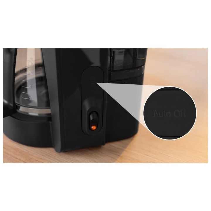 Cafetiere Filtre - BOSCH - TKA2M113 MyMoment - Noire - Capacité 1,25L