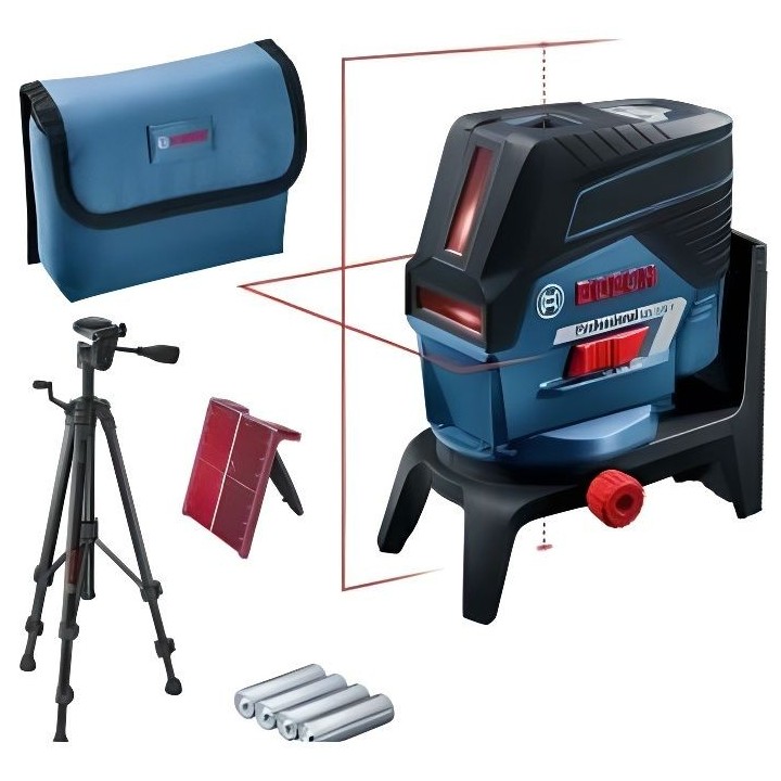 Laser ligne Bosch Professional GCL 2-50 C + RM 2 + BT 150 - 2 croix -