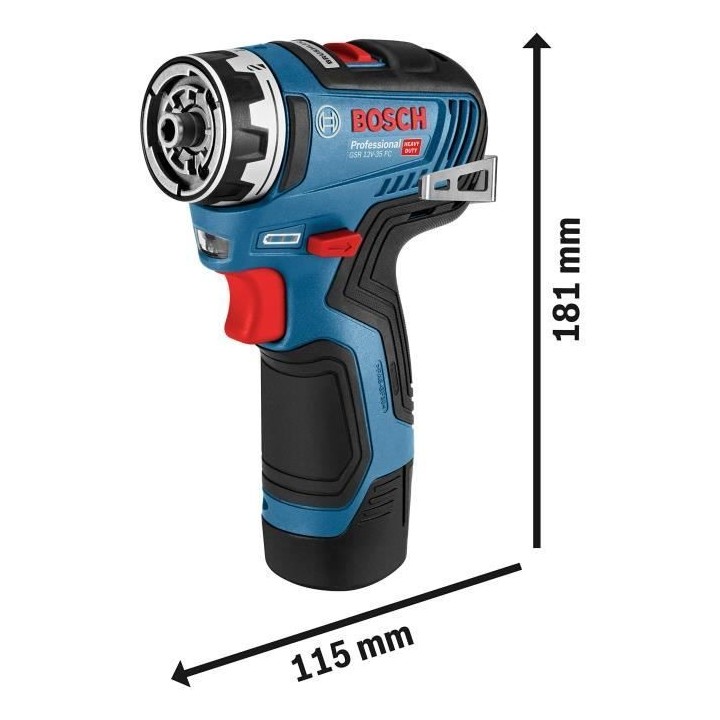 Perceuse-visseuse BOSCH PROFESSIONAL Flexiclick 12V 35 Nm sans batteri