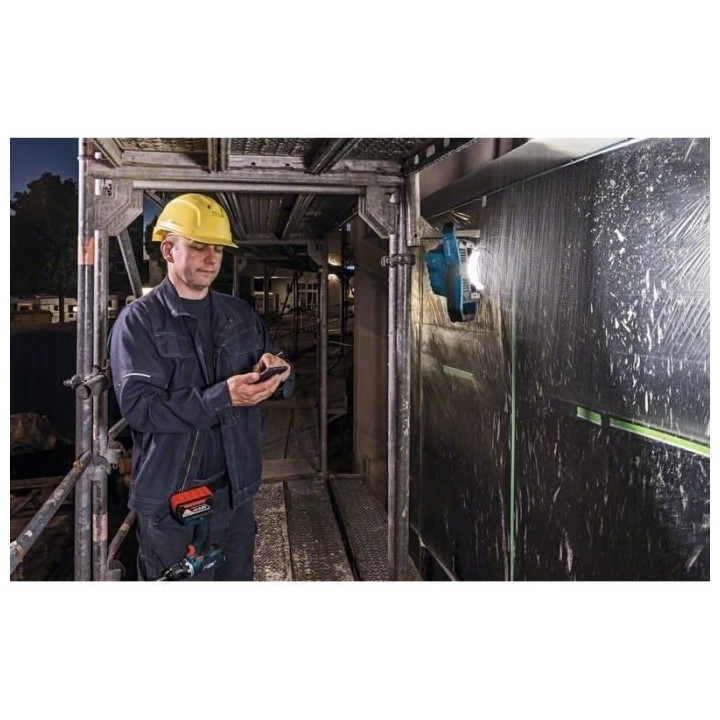 Lampe Bosch Professional GLI 18V-2200 C - Projecteur LED 2200 lumens -