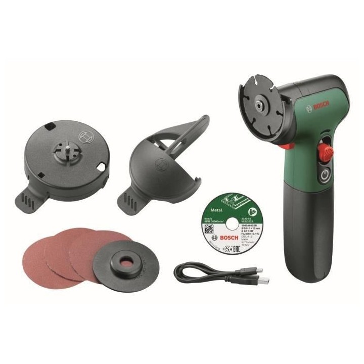 Meuleuse 1 main sans-fil BOSCH EasyCut Grind 7V - 14mm - Batterie Four