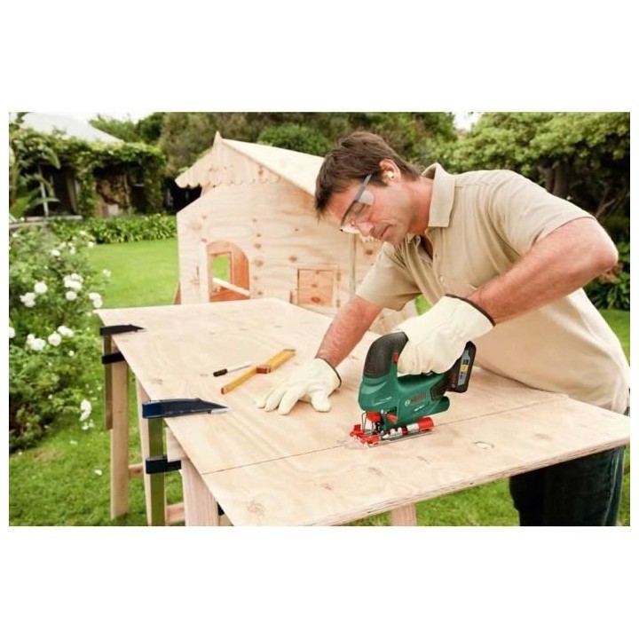 Pack 3 outils sans-fil 18V Bosch - Perceuse PSR 1800 LI-2 + scie saute