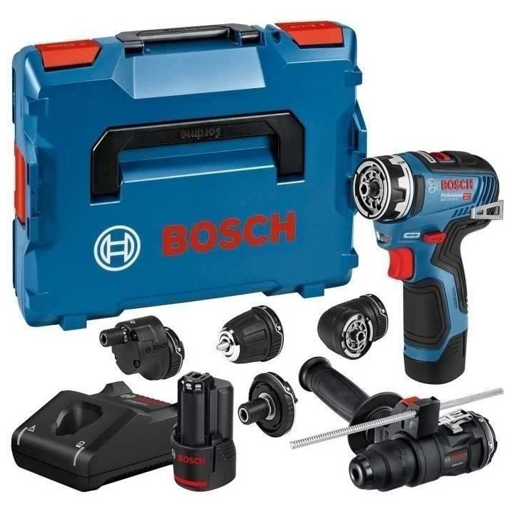 Perceuse-visseuse Bosch Professional GSR 12V-35 FC + 2 batteries 3,0 A