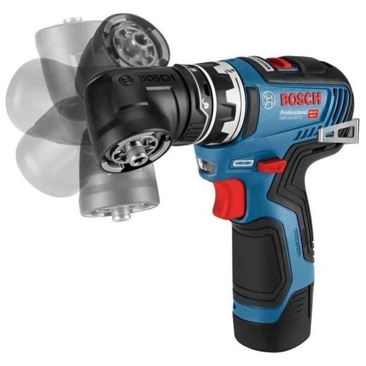 Perceuse-visseuse Bosch Professional GSR 12V-35 FC + 2 batteries 3,0 A