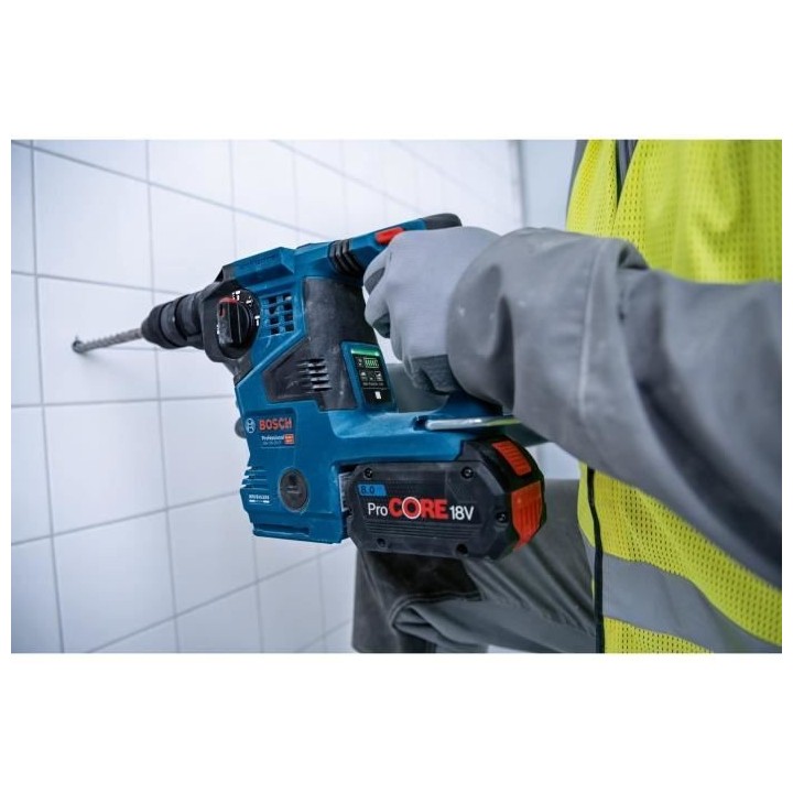 Perforateur Bosch Professional GBH 18V-28CF 3,3J avec dispositif d'asp