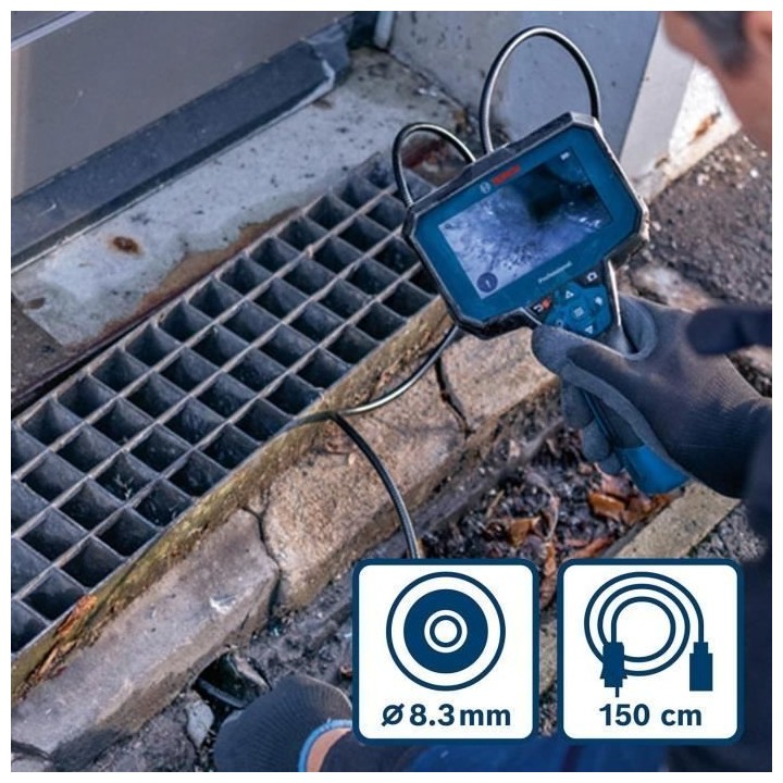 Caméra d'inspection Bosch Professional GIC 12V-4-23 C, a piles - 0601