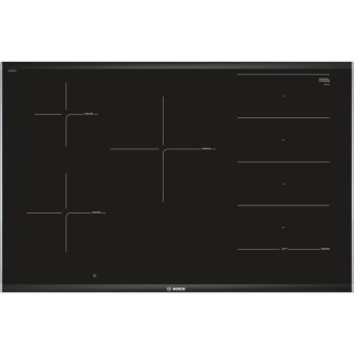 Table induction grande largeur - BOSCH SER8 - PXV875DV1E - Noir - 5-fo