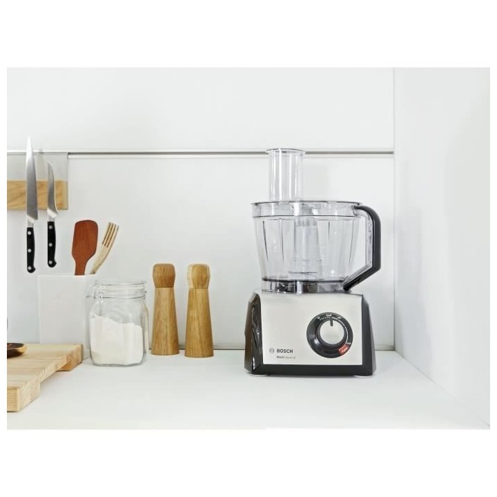 BOSCH - MC812M844 - Robot multifonction - 1250W - Inox + Noir