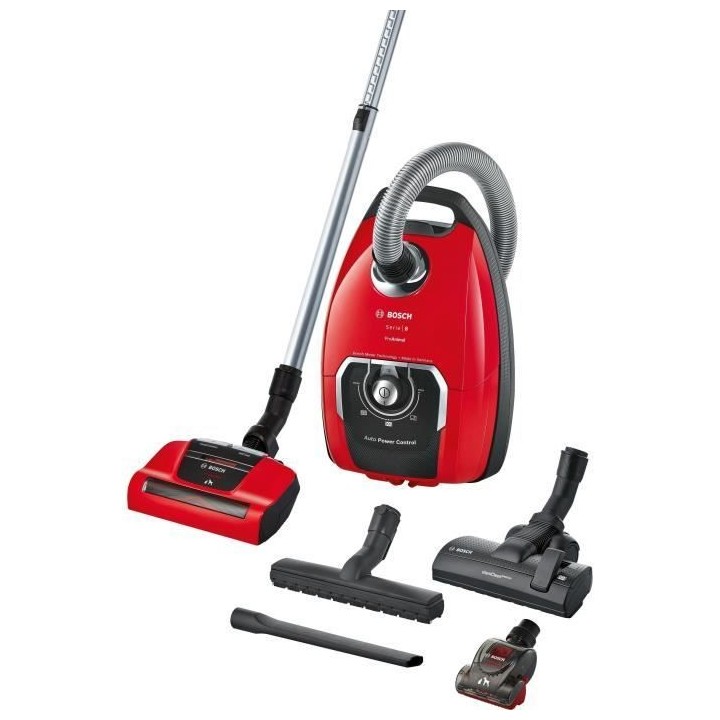 Aspirateur avec sac BOSCH GL80 ProAnimal Rouge -BOSCH BGB8PET1 - 650 W