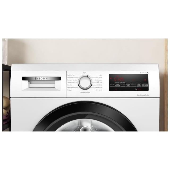 Lave-linge hublot BOSCH SER6 WUU28T18FR - 8 kg - Induction - L60cm - 1