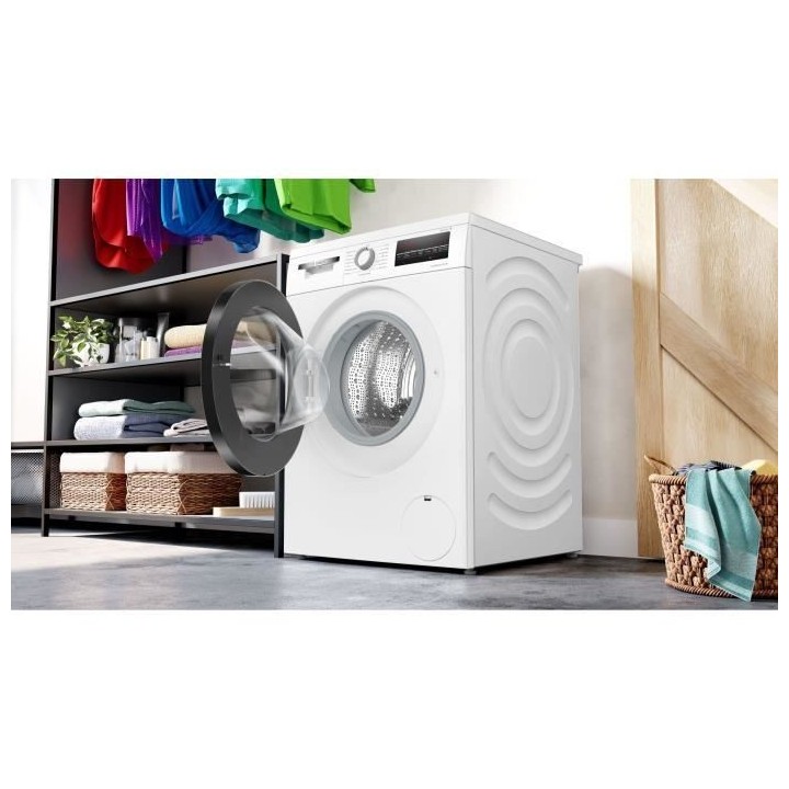 Lave-linge hublot BOSCH SER6 WUU28T18FR - 8 kg - Induction - L60cm - 1
