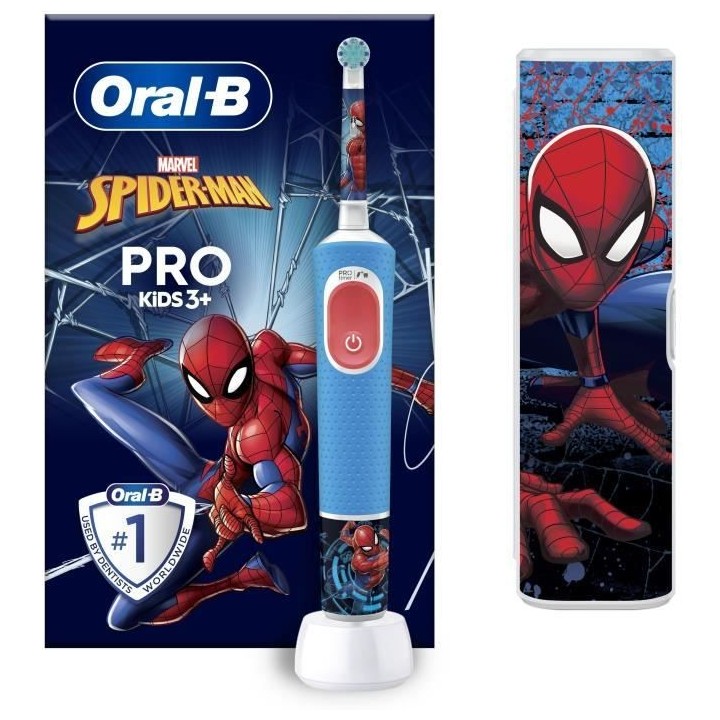 Brosse a dents électrique - ORAL-B - Kids 1 manche Marvel Spider-Man