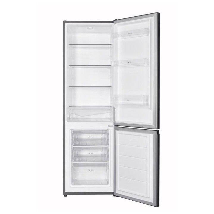 Réfrigérateur combiné BRANDT BC8027EX - 2 portes - 262L - L55 cm -