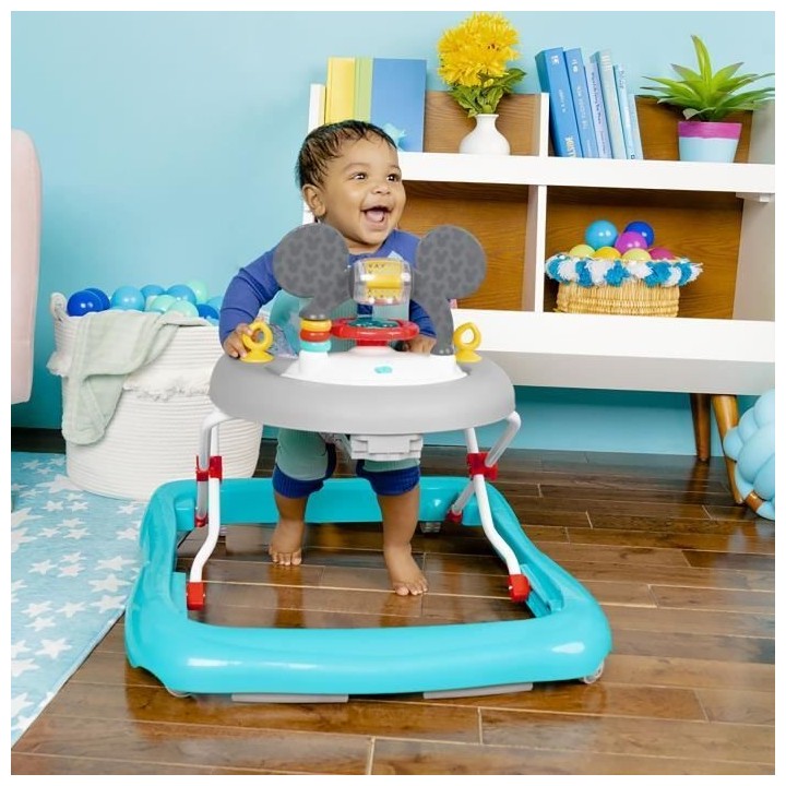 BRIGHT STARTS Trotteur bébé Disney baby Mickey - Lumineux et Musical