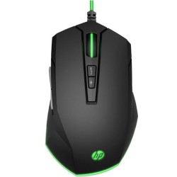 Pack Gaming HP - Casque de jeu 400 et Souris de jeu 200 - Noir et vert