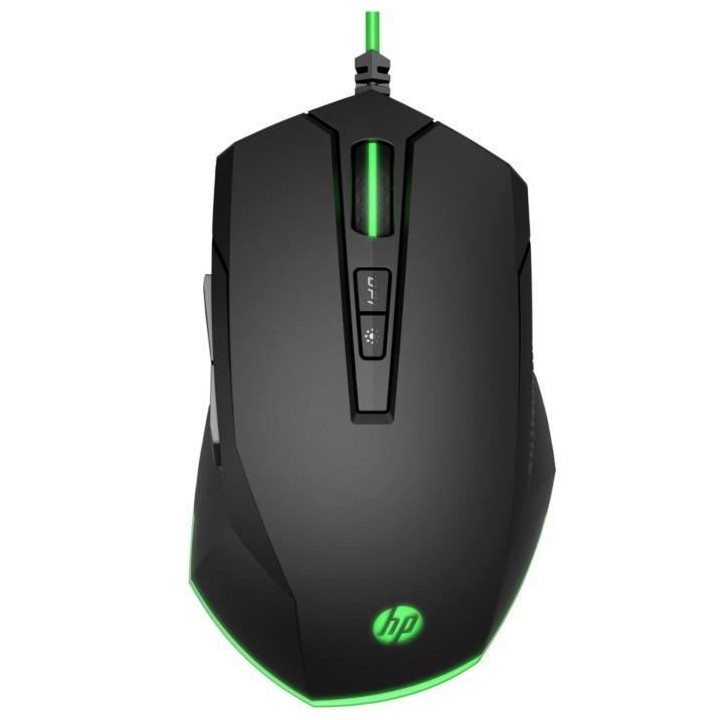 Pack Gaming HP - Casque de jeu 400 et Souris de jeu 200 - Noir et vert