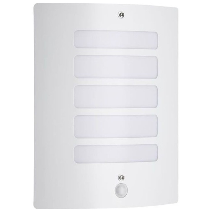 Applique extérieure avec détecteur TODD Blanc - Brilliant - Métal e