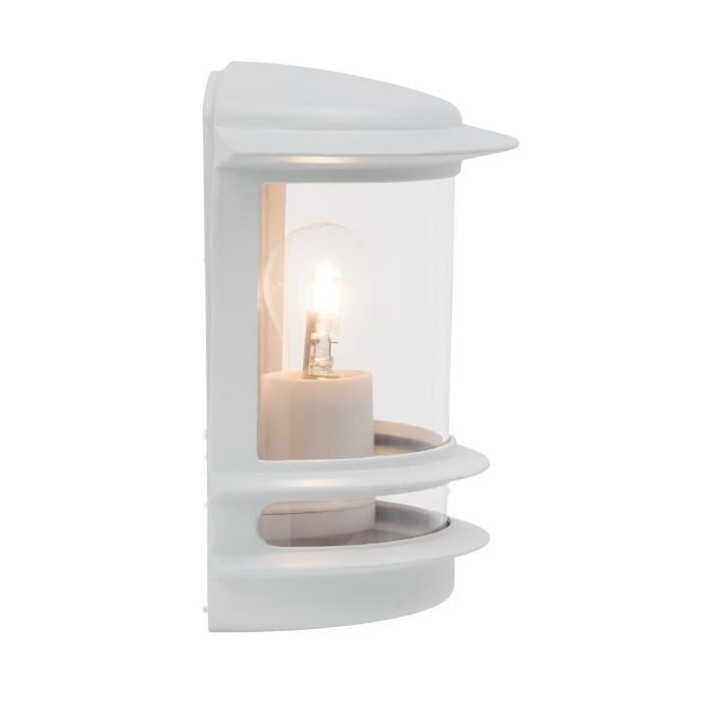 Applique murale extérieure Hollywood - Brilliant - Blanc - Ampoule E2