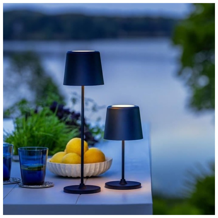 Lampe a poser LED KAAMI BRILLIANT - Noir - Extérieur - 2W - IP44 - M