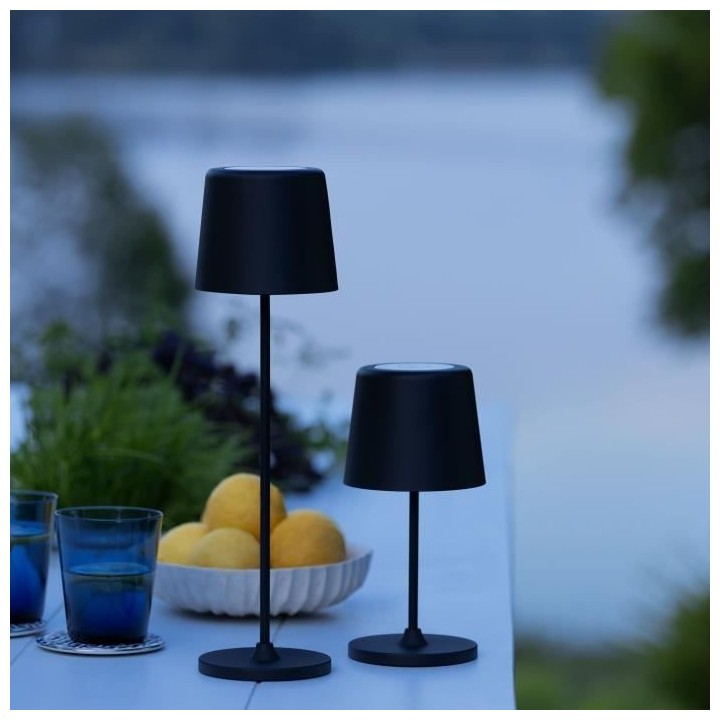 Lampe a poser LED KAAMI BRILLIANT - Noir - Extérieur - 2W - IP44 - M