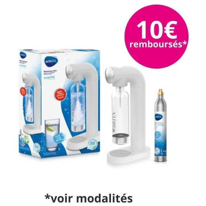 Machine a eau pétillante BRITA sodaONE - blanche