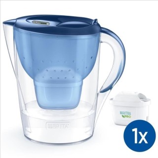 BRITA Carafe filtrante Marella XL bleue + 1 cartouche filtrante MAXTRA