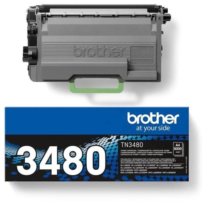 Cartouche de toner BROTHER TN3480 a rendement élevé - Noir