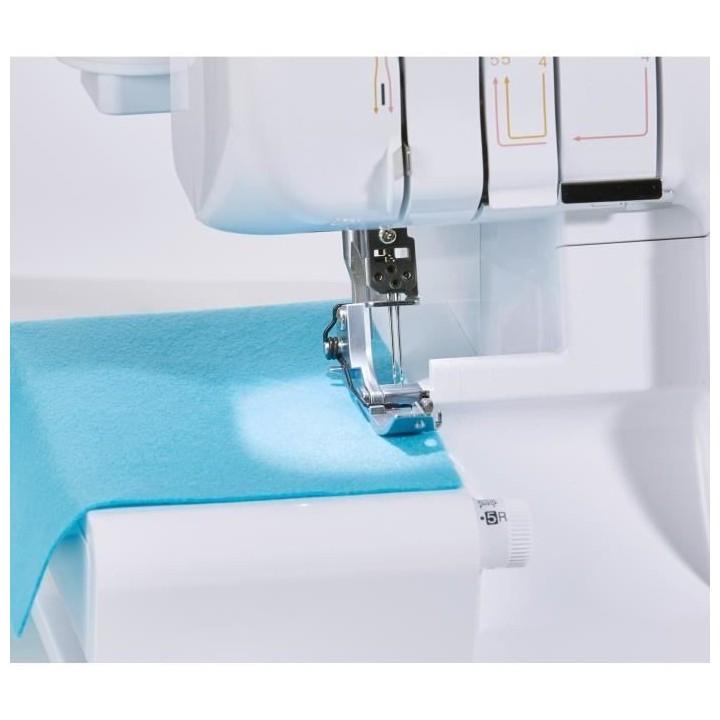 Surjeteuse BROTHER M343D - 2 aiguilles, bras libre, parcours d'enfilag