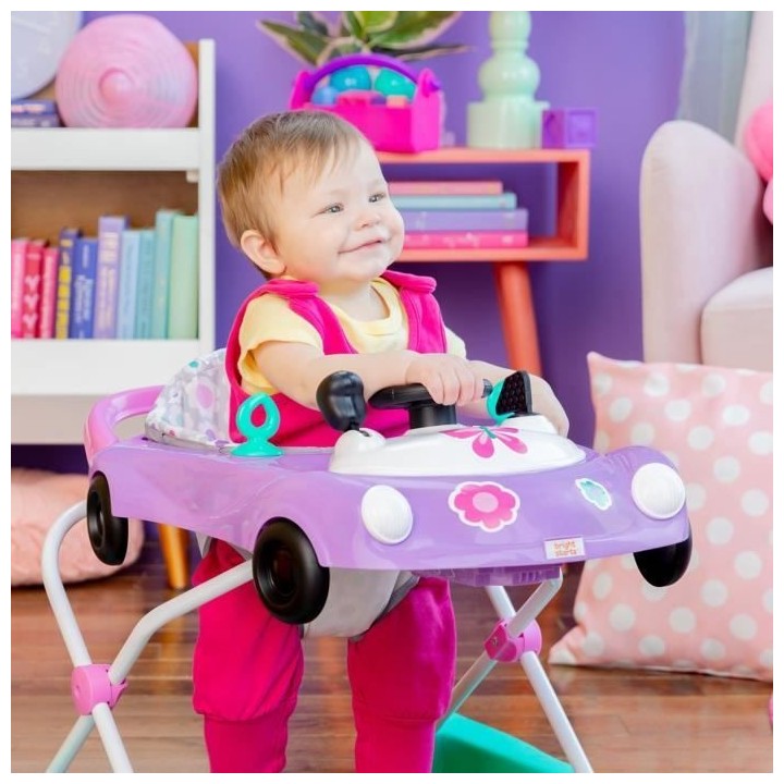 BRIGHT STARTS Trotteur 3 en 1, petit bolide, 3 modes de jeux évolutif