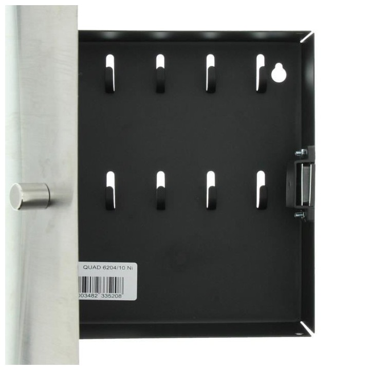 Armoire a clés BURG-WÄCHTER QUAD 6204/10 Ni - Fermeture magnétique