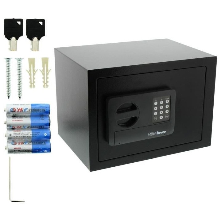 Coffre fort Favor S5 E - BURG WACHTER - Serrure double panneton - 22 L