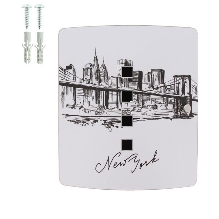 BURG-WÄCHTER Armoire a clés 6204/10 Ni Skyline NY