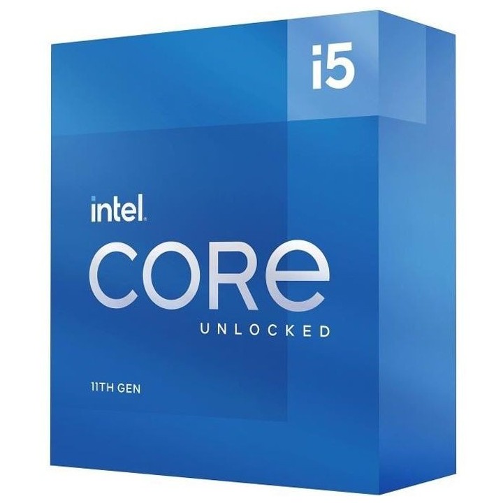 INTEL - Processeur Intel Core i5-11600KF - 6 coeurs / 4,9 GHz - Socket