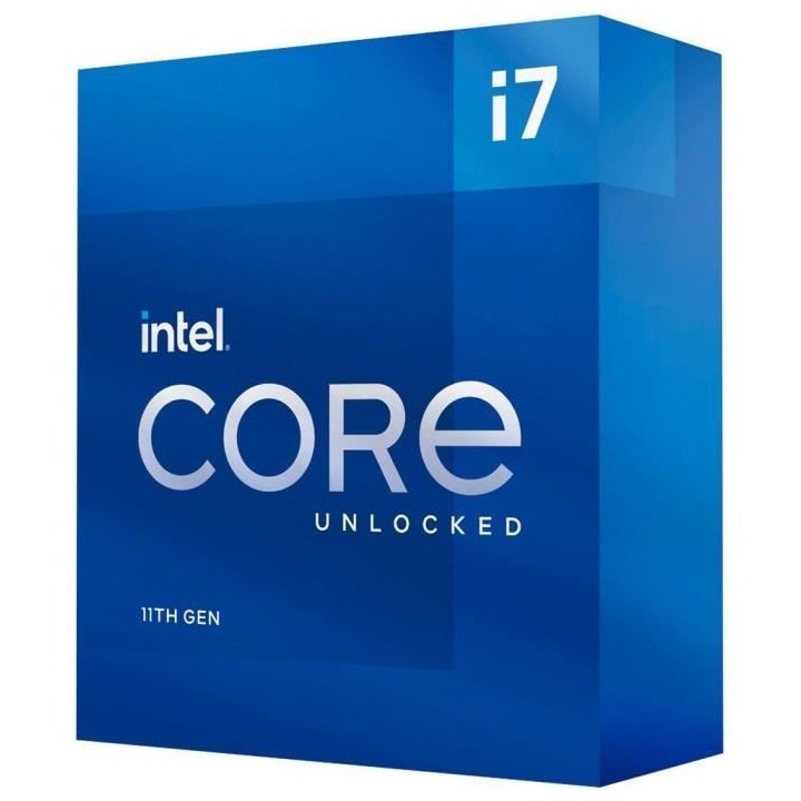 INTEL - Processeur Intel Core i7-11700K - 8 coeurs / 5,0 GHz - Socket