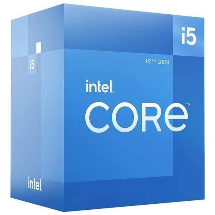 Processeur - INTEL - Core i5-12500 - 18M Cache, jusqu'a 4.60 GHz (BX80