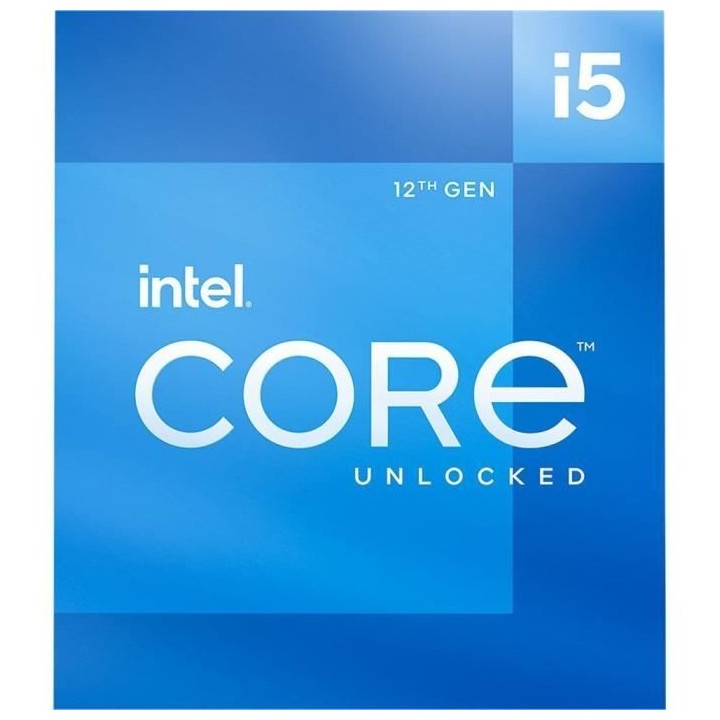 Processeur - INTEL - Core i5-12600K - 10 coeurs (6P+4E) - Socket LGA17