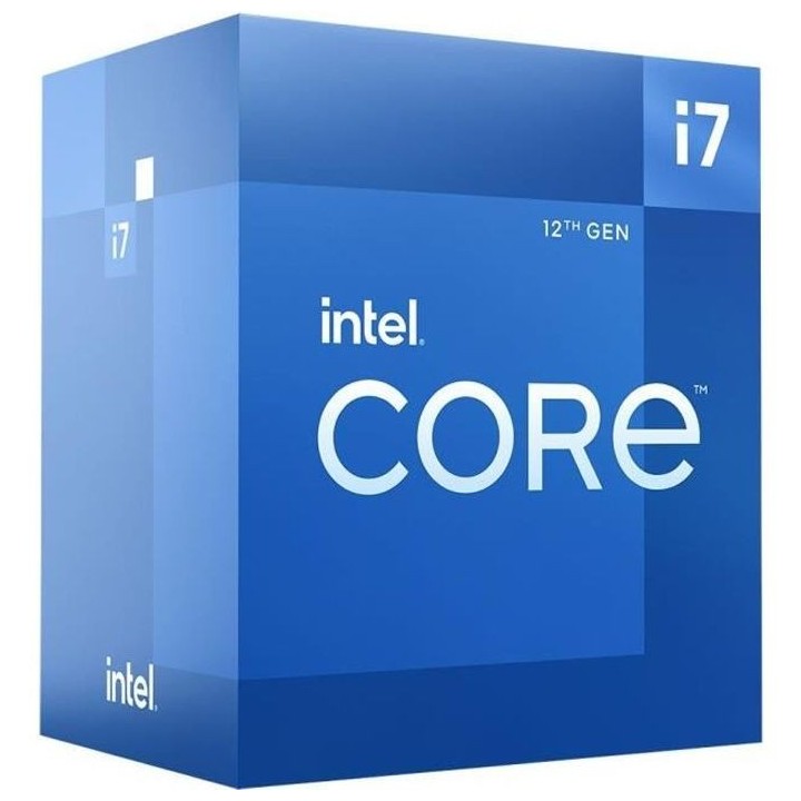 Processeur - INTEL - Core i7-12700 - 25M Cache, jusqu'a 4.90 GHz (BX80