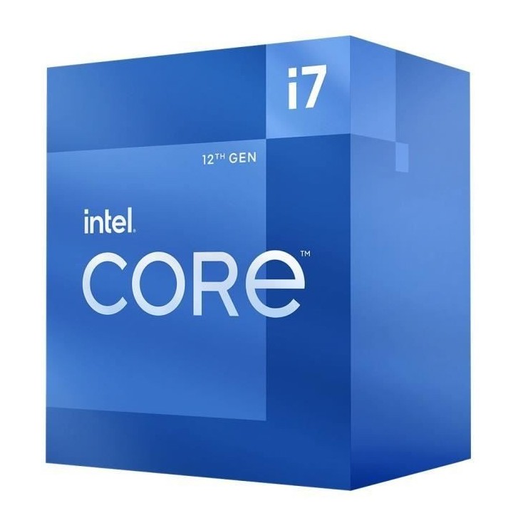 Processeur - INTEL - Core i7-12700 - 25M Cache, jusqu'a 4.90 GHz (BX80