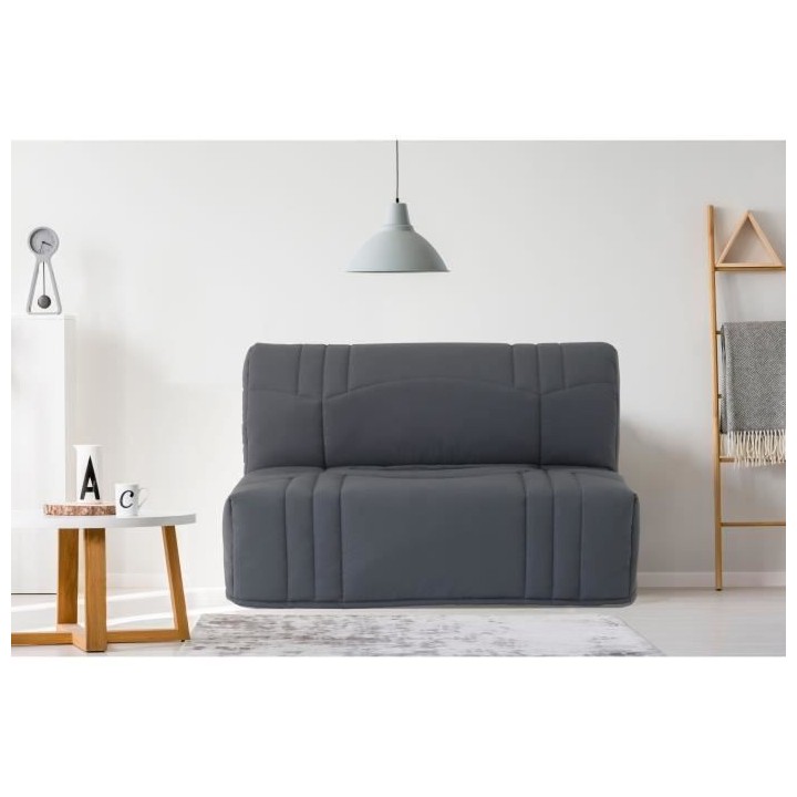 Banquette BZ - Gris anthracite - 100% coton - DREAM