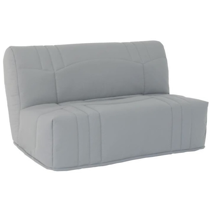 Banquette BZ DREAM - Tissu 100% Coton gris clair - Couchage 140x190 cm