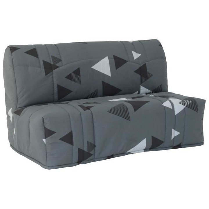 Banquette BZ DREAM - Gris bikini - 2 places - 100% coton - L 145 x P 1