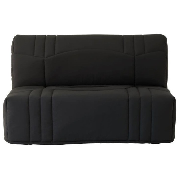 Banquette BZ DREAM - Tissu 100% Coton noir - Couchage 140x190 cm - 2 p