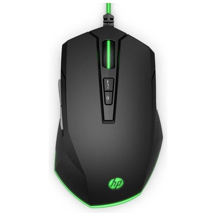 Souris de jeu 200 pour HP Pavilion - Filaire USB - 5 boutons - 3200 DP