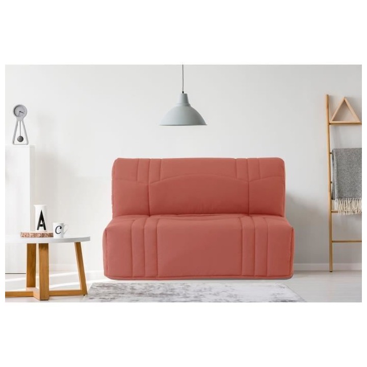 Banquette BZ DREAM - Tissu 100% Coton terracotta - Couchage 140x190 cm