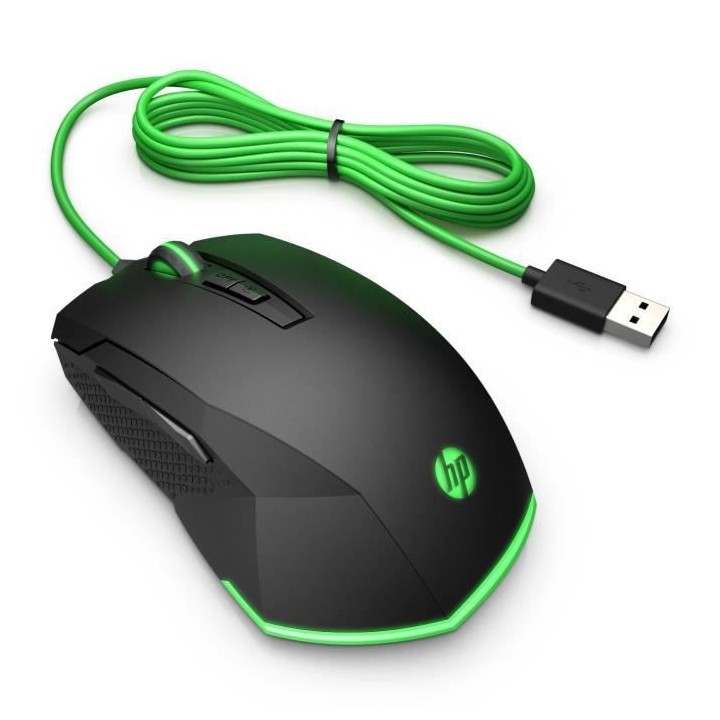 Souris de jeu 200 pour HP Pavilion - Filaire USB - 5 boutons - 3200 DP