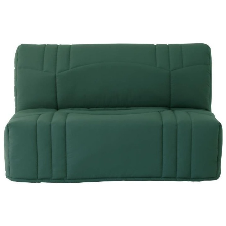 Banquette BZ DREAM - Tissu 100% Coton vert foret - Couchage 140x190 cm