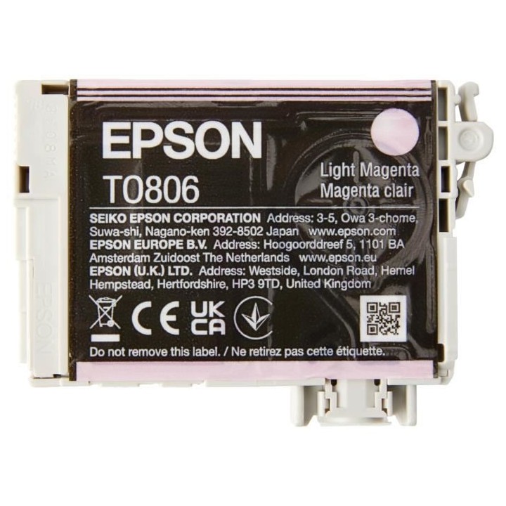 EPSON Multipack T0807 - Colibri - Noir, jaune, cyan, magenta, magenta