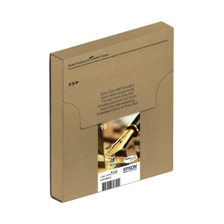 EPSON EasyMail Multiplack T1626 - Stylo plume - Noir, jaune, cyan, mag