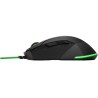 Souris de jeu 200 pour HP Pavilion - Filaire USB - 5 boutons - 3200 DPI - Noir/Vert