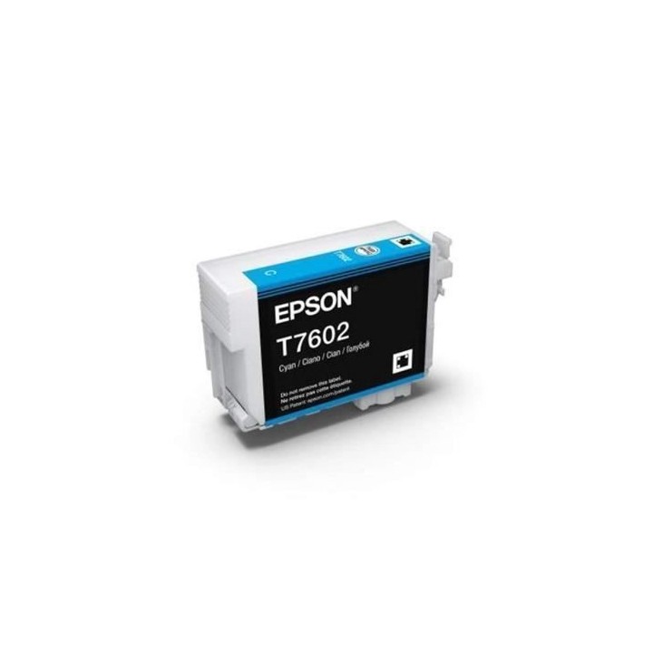EPSON Cartouche d'encre T7602 Cyan - Orque (C13T76024010)